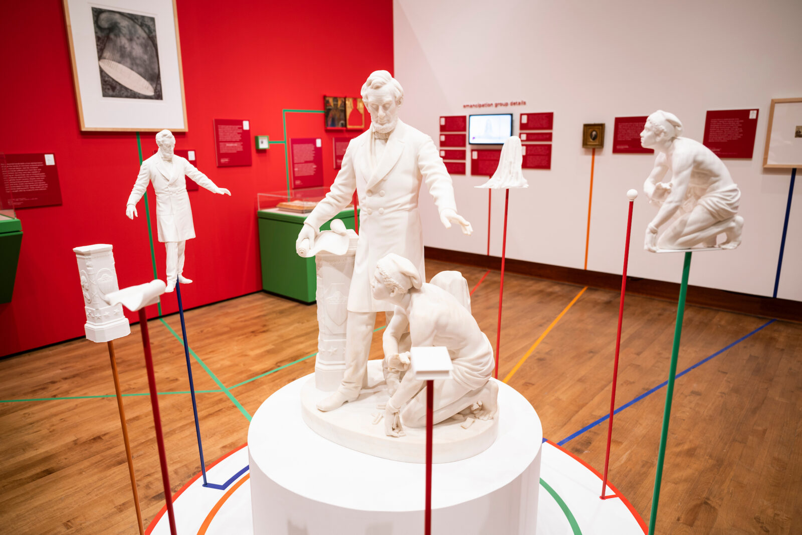 A sculpture at The Chazen