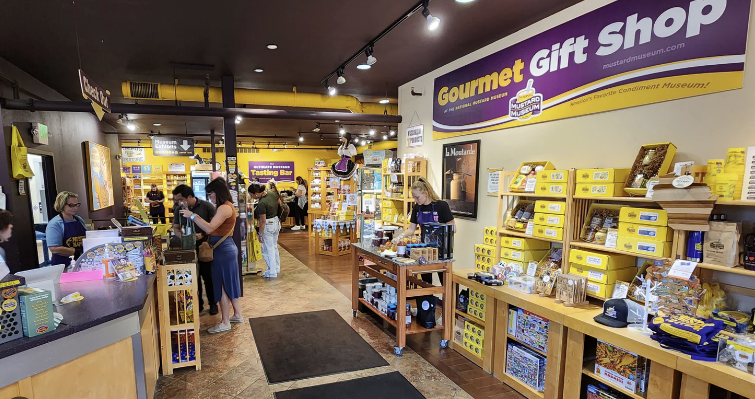 Gift shop of the museum