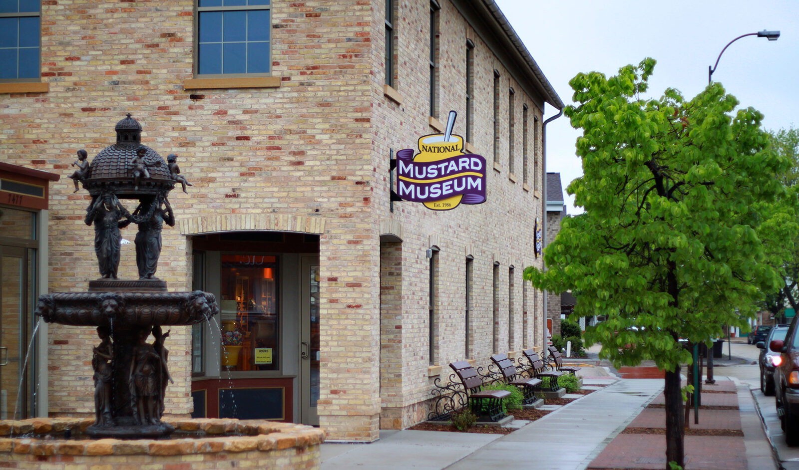Outside exterior of the Mustard Museum